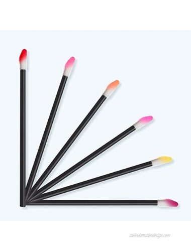 Marvolia 300Pcs Disposable Lip Brushes Make Up Brush Lipstick Lip Gloss Applicators Makeup Beauty Wands Tool Kits