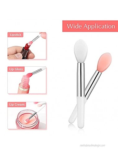 SALOCY Silicone Lip Brush,Lipstick Applicator Brushes,Makeup Brushes,9Pcs