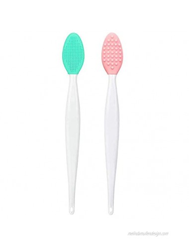 Silicone Lip Brush Tool Lip Brush for Smoother and Fuller Lip Appearance 2 pcs Mix