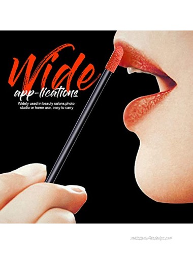 Teenitor 600 Pcs Disposable Lip Wands Applicator Lint Free Makeup Lipstick Lip Gloss Testers