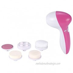 5 In 1 Facial Cleansing Brush Set Beauty Face Care Massager Electric Facial Cleanser Body Cleaner Brush Massaging Tool With 5 Brush Heads