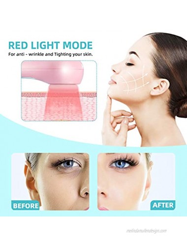 Facial Cleansing Brush Face Scrubber Face Brush Electric Rechargeable IPX7 Waterproof Face Cleansing Brush with 5 Brush Heads Facial Brush Use for Massaging Removing Blackhead and Exfoliating…