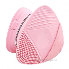 Facial Cleansing Brush Silicone Face Brush Scrubber with Unique Triangle Design Waterproof Facial Cleanser & Body Massage in Shower Ultra-soft Face Massager for Exfoliating and Relaxing