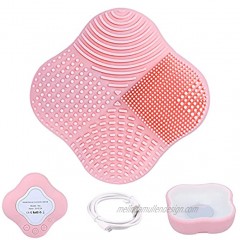 Facial Cleansing Brush Silicone Sulela 3 IN1 Sonic Face Scrubber with Soft Heating Massage for Gentle Exfoliating Massaging and Deep Cleansing