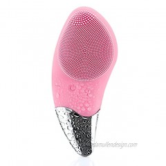 Sonic Facial Cleansing Brush Hygienic Soft Silicone Electric Face Device Waterproof Sonic Deep Cleansing Gentle Exfoliating and Massaging