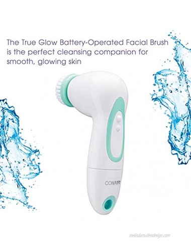 True Glow by Conair Battery Operated Facial Cleansing Brush