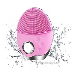 3 IN 1 Facial Cleansing Brush 7 Speed Soft Silicone Waterproof Photorejuvenation Pore Cleanser Electric Wireless Charging Face Wash Brush for Cleansing Exfoliating Massaging