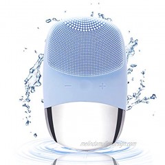 Sonic Facial Cleansing Brush Electric Silicone Facial Massager Brush,IPX7 Waterproof Waterproof Face Brush for Deep Cleaning Gentle Exfoliating