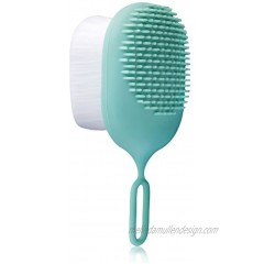 TOUCHBeauty TB-1765 Soft Bristles Silicone Facial Face Brush 2 In 1 Manual Exfoliation Pore Cleaner Brush Green