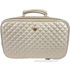 Amour Travel Case Pearl Quilted