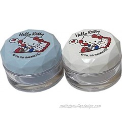 Sanrio Hello Kitty Cream Container Cosmetic Case 0.28oz8g × 2pcs Makeup Travel Cases