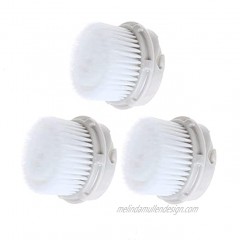Facial Cleansing Brush Heads with Luxe Cashmere Replacement Facial Cleansing Brush Heads Exfoliator Facial Brush Heads Super Soft for Sensitive Delicate and Dry Skins 3Pack