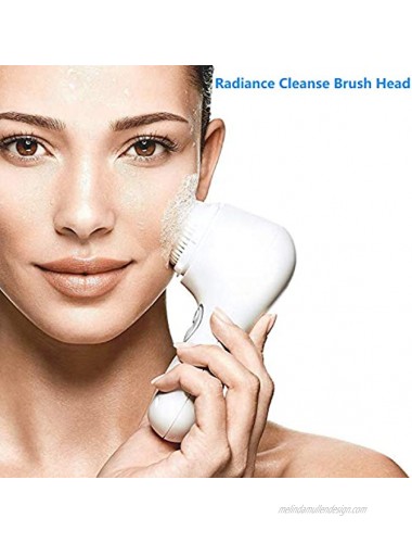 Replacement Facial Cleansing Brush Head Facial Cleansing Brush Head Whitening Facial Brush Heads for Acne Prone Clogged Enlarged Pore Deep Pore Radiance Skins 3Pack Brown
