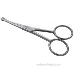 Beard Mustache Ear & Nose Scissors with curved blades Tenartis Made in Italy