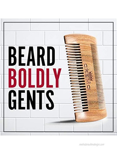 Cremo 100% Sandalwood Dual-Sided Beard Comb Static Free And Won't Pull Or Snag Facial Hair