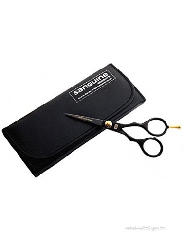 Professional Moustache Scissors and Beard Trimming Scissors Extremely Sharp 5 13cm Black