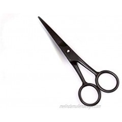Scissors Hair Cutting Small Travel Facial Hair Scissor for Eyebrows Nose Moustache Beard