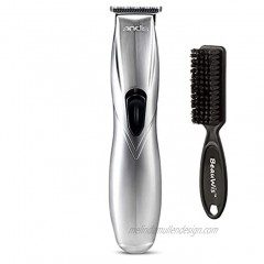 Andis Slimline Pro Li Cordless T-Blade Trimmer with a BeauWis Blade Brush