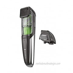 Remington MB6850 Vacuum Stubble and Beard Trimmer Lithium Power and Adjustable Length Comb with 11 Length Settings 2-18mm