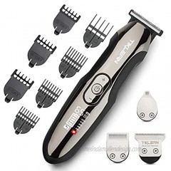 Tiklean Men 4 In 1 Electric Beard Trimmer Grooming Kit for Mustache Head Body and Face Cordless Precision Waterproof Groomer USB Charging Rechargeable