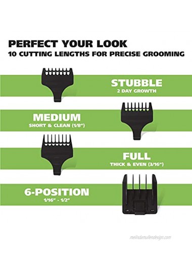 Wahl Groomsman Battery Operated Beard Trimming kit for Beard and Mustache Trimming and Light Detailing and Body Grooming – Model 9906-717